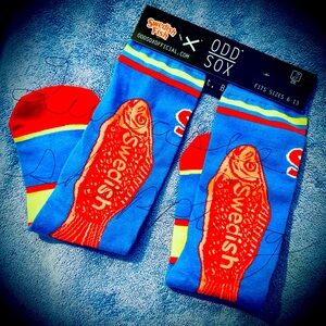 Odd Sox “Swedish Fish” design NWT